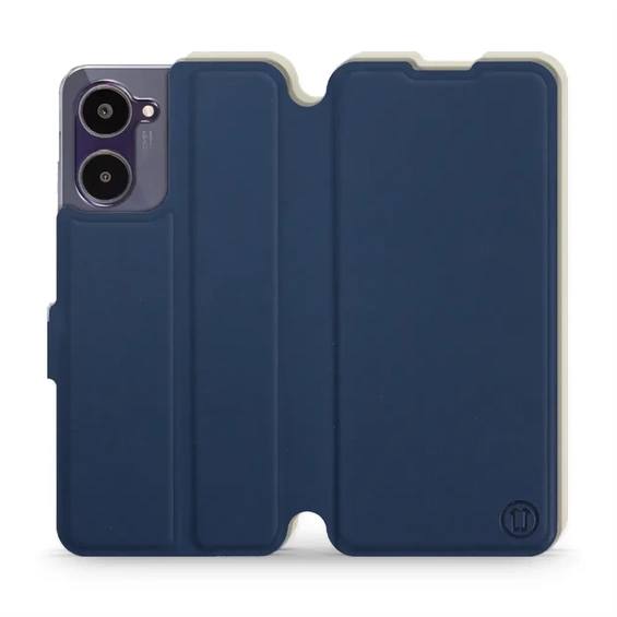 Phone Case Realme 10 - Design Navy with Platinum