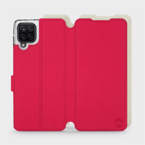 Phone Case Samsung Galaxy M12 - Design Red with Platinum