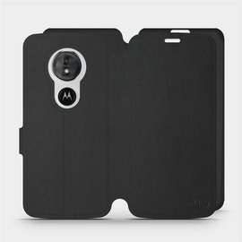 Phone Case Motorola Moto E5 - Design Black with Black