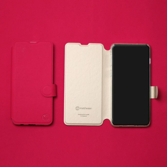 Etui Soft Touch do Xiaomi 13 Pro - wzór Żywa czerwień z platyną