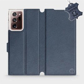 Hülle für Samsung Galaxy Note 20 Ultra - Farbe Blue Leather