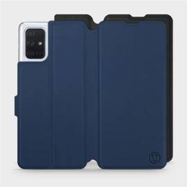 Phone Case Samsung Galaxy A71 - Design Navy with Black