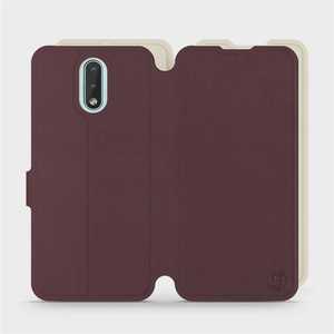 Phone Case Nokia 2.3 - Design Burgundy with Platinum