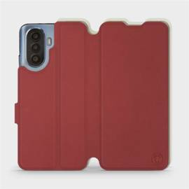 Phone Case Huawei Nova Y70 - Design Dark Red with Platinum