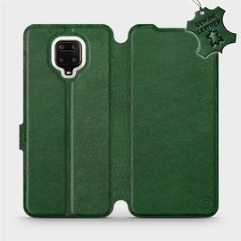 Hülle für Xiaomi Redmi Note 9 Pro - Farbe Green Leather