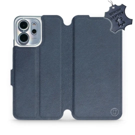 Phone Case OPPO Reno 14 FS 5G - Design Blue Leather