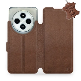 Phone Case Xiaomi Redmi 14C - Design Brown Leather