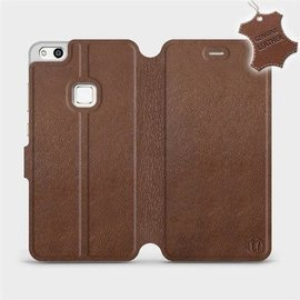 Phone Case Huawei P10 Lite - Design Brown Leather