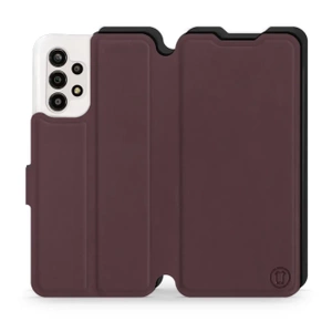 Phone Case Samsung Galaxy A13 4G - Design Burgundy with Black