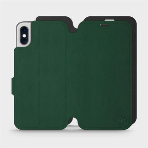 Phone Case Apple iPhone X - Design Green with Black