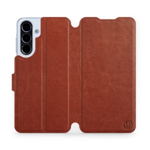Etui do Samsung Galaxy A56 5G - wzór Brown&Orange