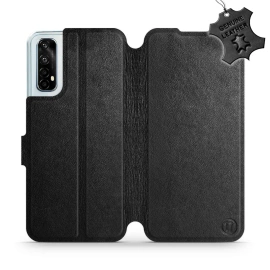 Phone Case Realme 7 - Design Black Leather