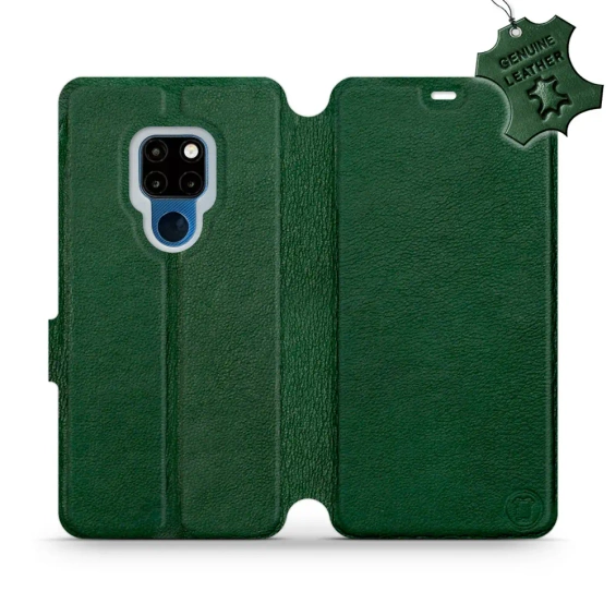 Phone Case Huawei Mate 20 - Design Green Leather