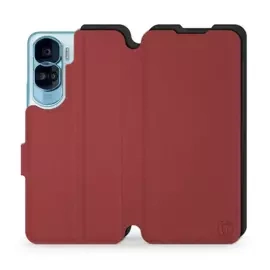 Phone Case Huawei Honor 90 Lite - Design Dark Red with Black