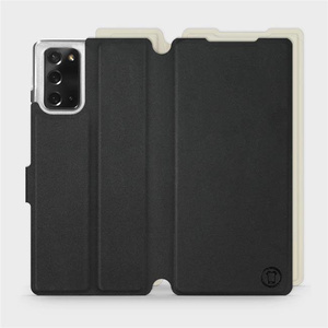 Phone Case Samsung Galaxy Note 20 - Design Black with Platinum