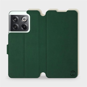 Hülle für OnePlus 10T - Farbe Grün mit Platin