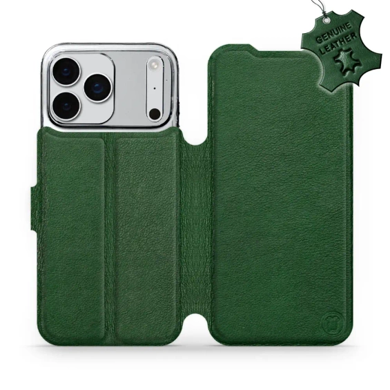 Phone Case Apple iPhone 17 Pro Max - Design Green Leather