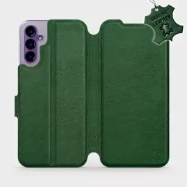 Phone Case Samsung Galaxy A14 5G - Design Green Leather