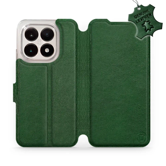 Phone Case Xiaomi 15T - Design Green Leather