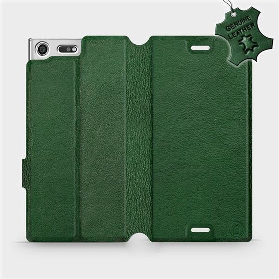 Phone Case Sony Xperia XZ Premium - Design Green Leather