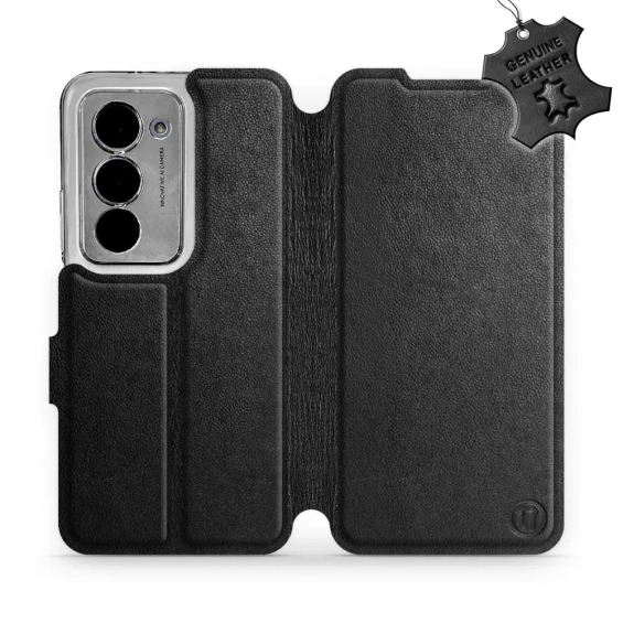 Hülle für Xiaomi Redmi 15 5G - Farbe Black Leather