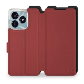 Phone Case Huawei Honor X5c Plus - Design Dark Red with Black