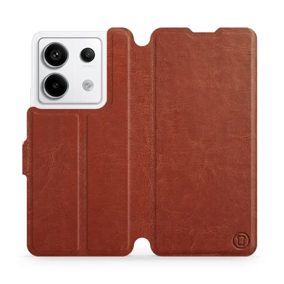 Etui do Xiaomi Redmi Note 13 PRO - wzór Brown&Orange