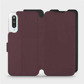 Phone Case Xiaomi Mi 9 Lite - Design Burgundy with Black