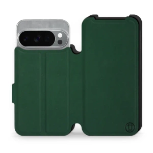 Etui Soft Touch do Google Pixel 10 Pro - wzór Miejska zieleń z czernią