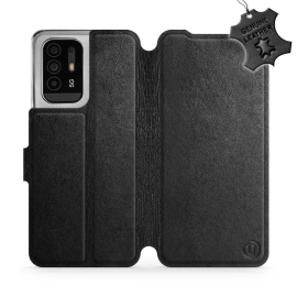 Phone Case OPPO Reno 5 Z - Design Black Leather