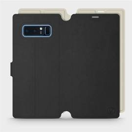 Phone Case Samsung Galaxy Note 8 - Design Black with Platinum