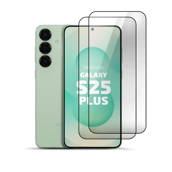 2-Pack Tempered Glass Clear for Samsung Galaxy S25 Plus