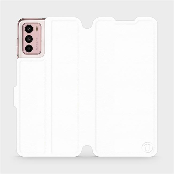 Etui do Motorola Moto G42 - wzór White&Orange
