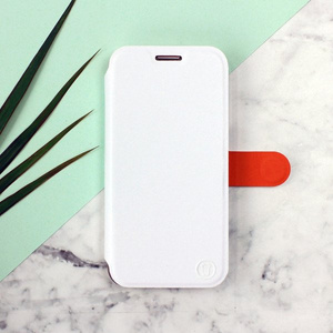 Phone case for Sony Xperia XZ3 - design White&Orange