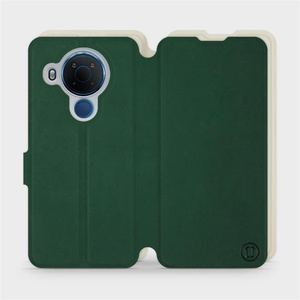 Phone Case Nokia 5.4 - Design Green with Platinum