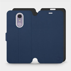Phone Case LG Q7 - Design Navy with Black