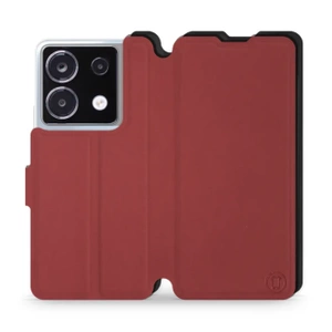 Etui Soft Touch do Xiaomi POCO X6 - wzór Zachodząca czerwień z czernią