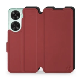 Etui Soft Touch do Huawei Nova 12 SE - wzór Zachodząca czerwień z czernią