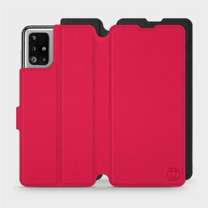 Phone Case Samsung Galaxy M51 - Design Red with Black