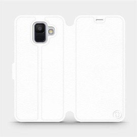 Phone Case Samsung Galaxy A6 2018 - Design White&Gray