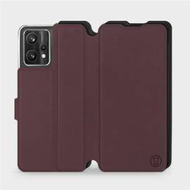 Phone Case Realme 9 5G - Design Burgundy with Black
