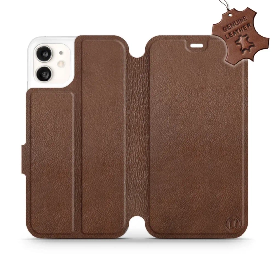 Phone Case Apple iPhone 11 - Design Brown Leather