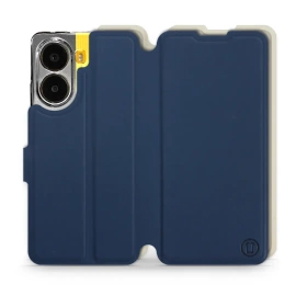 Phone Case Xiaomi POCO X7 Pro - Design Navy with Platinum