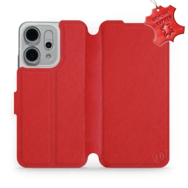 Phone Case OPPO Reno 14 5G - Design Red Leather