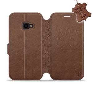 Hülle für Samsung Galaxy Xcover 4 - Farbe Brown Leather