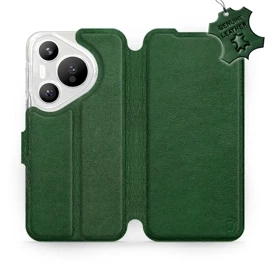 Phone Case Huawei Pura 70 - Design Green Leather