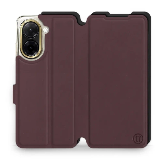 Phone Case Xiaomi Redmi A5 - Design Burgundy with Black