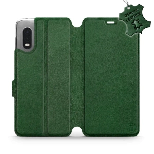 Phone Case Samsung Galaxy Xcover Pro - Design Green Leather