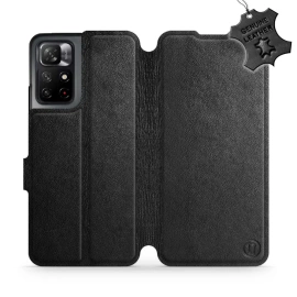 Hülle für Xiaomi Redmi Note 11S 5G - Farbe Black Leather
