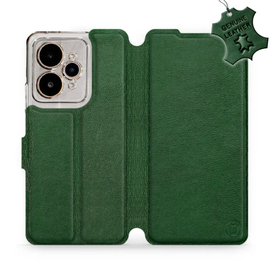 Phone Case Realme 15 5G - Design Green Leather